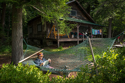 Photo of person in hammock. Link to Gifts of Appreciated Securities